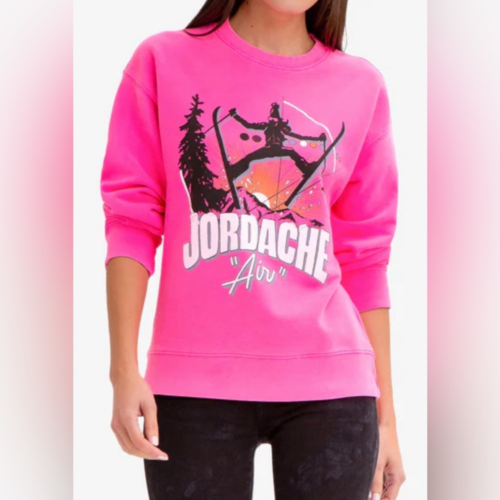 Jordache sweater hot pink brand new with tag size xs
